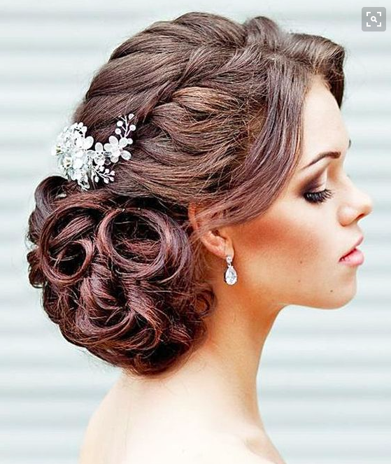 wedding hairstyle for short hair 7 – Easyday