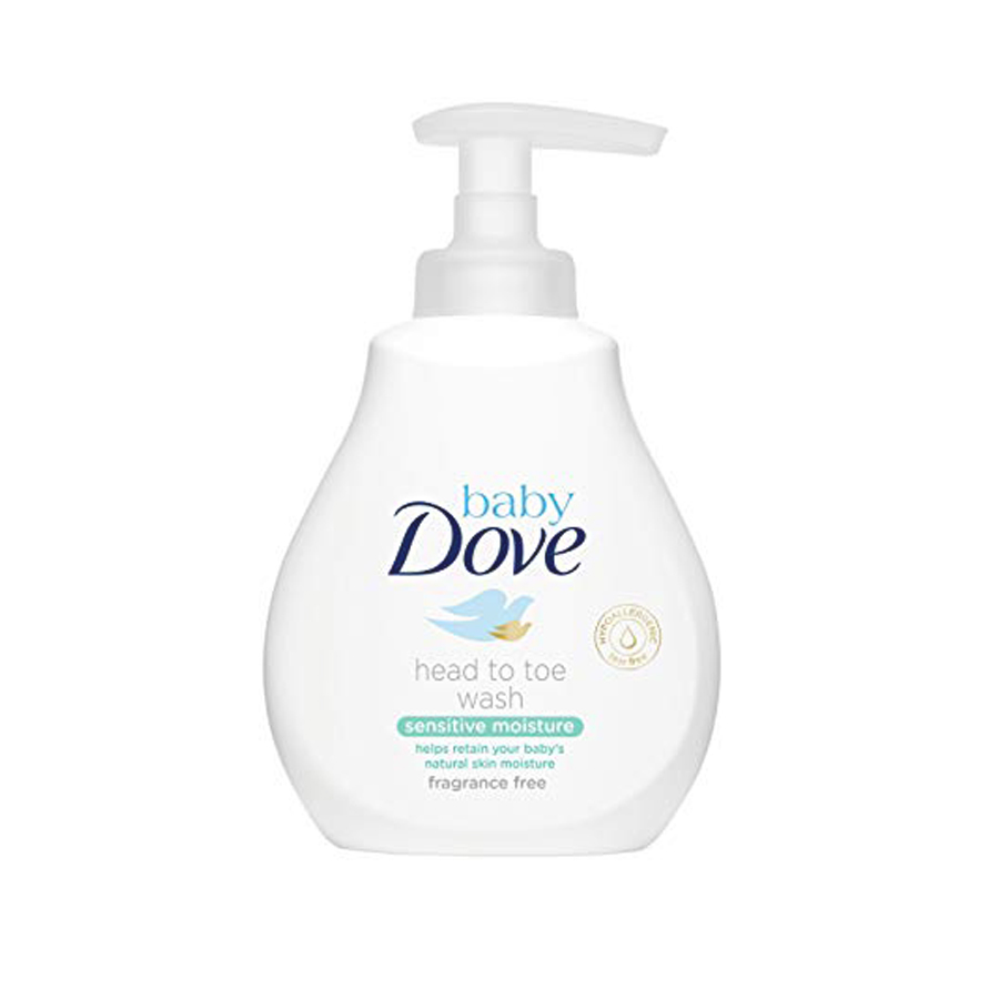 dove baby wash and shampoo