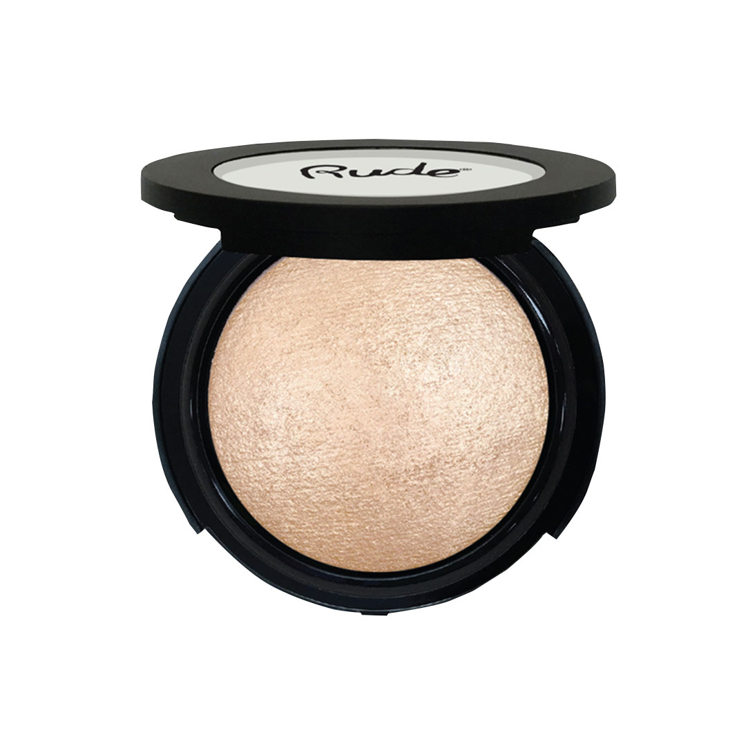 Запеченный хайлайтер. Хайлайтер Baked Highlighter. Запеченный хайлайтер и тени. Rude Cosmetics.