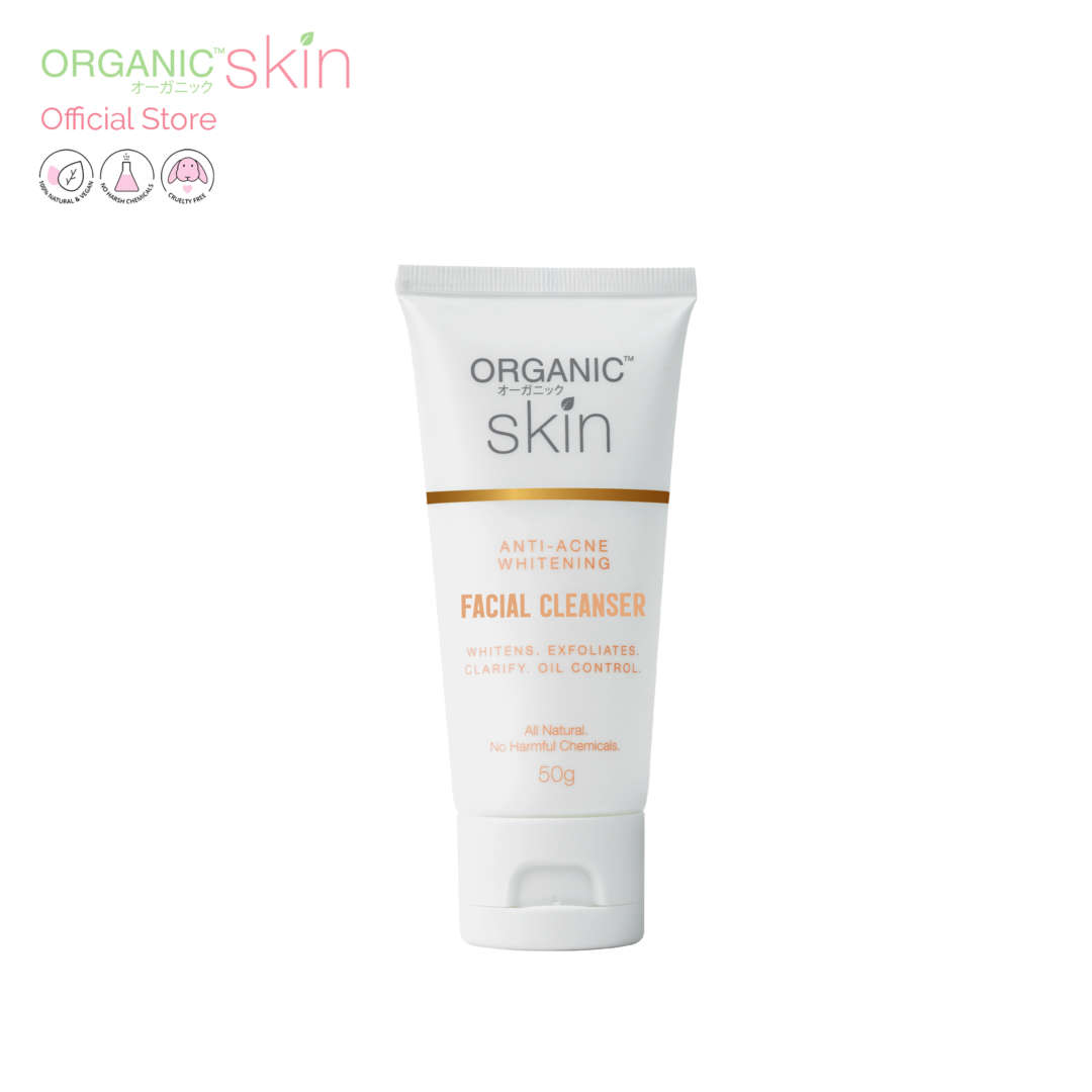 Buy Organic Skin Japan AntiAcne Whitening Facial Cleanser (50g) Philippines Calyxta