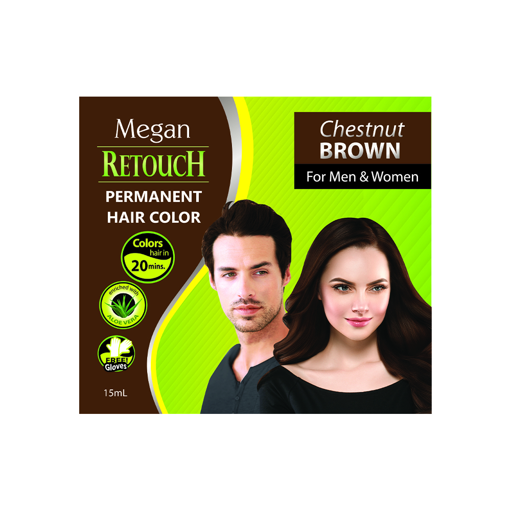 Buy Megan Retouch Permanent Hair Color - Chestnut Brown - Philippines -  Calyxta
